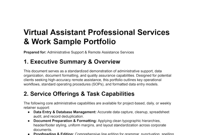 be your virtual assistant and admin support